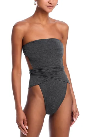 Norma Kamali Diaper Mio Strapless Swimsuit
