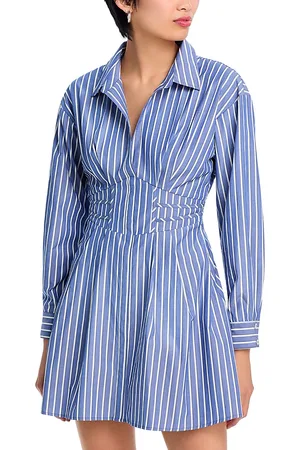 Steve Madden Aria Corset Waist Shirtdress