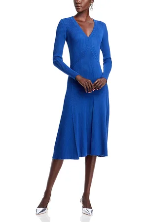 ELIE TAHARI The Vanessa Ribbed Sweater Dress