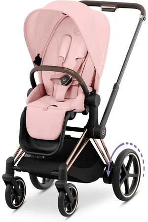 Cybex E-priam 2 Smart Stroller in Rose Gold