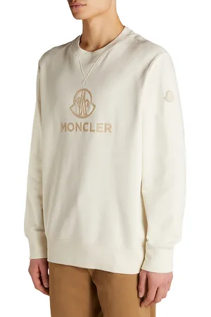Moncler Cosston Cotton & Cashmere Logo Sweatshirt