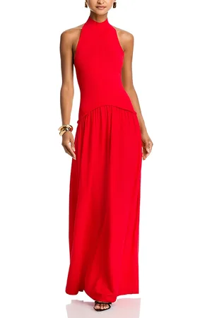 Solid The Soglio Halter Maxi Dress