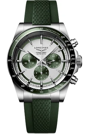 Longines Conquest Silver Chronograph, 42mm