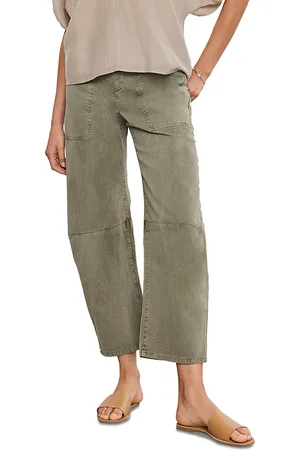 Graham & Spencer Velvet by Graham and Spencer Brylie Curved Knee Pants