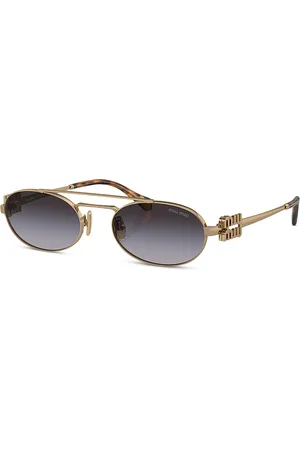 Miu Miu Oval Sunglasses, 53mm