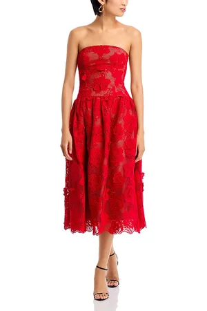 Self-Portrait Lace Midi Dress