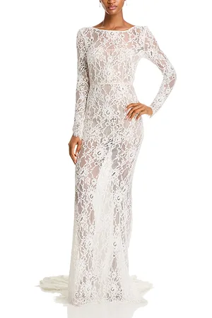 Bronx and Banco Colette Blanc Lace Gown