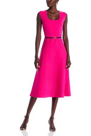 ELIE TAHARI The Vera Belted Sweater Dress