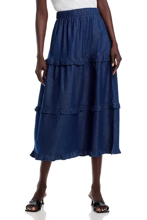 Cupio Ruffle Trim Tiered Skirt