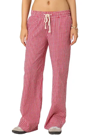 Edikted Taya Gingham Pants