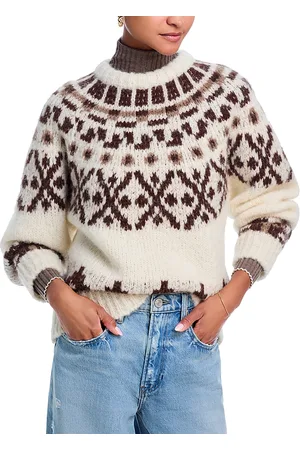 Frame Fair Isle Crewneck Sweater