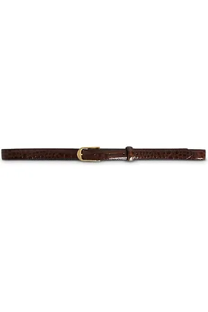 Zadig & Voltaire Rise Croc Embossed Belt