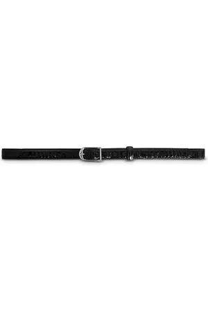 Zadig & Voltaire Rise Croc Embossed Belt
