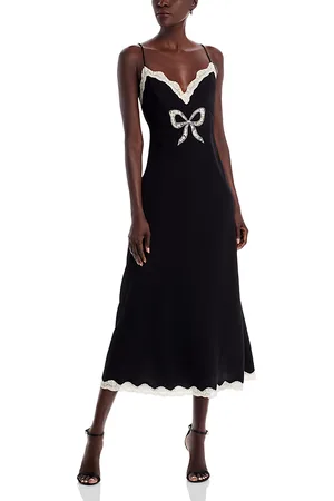 LOVESHACKFANCY Manuela Lace Trim Dress