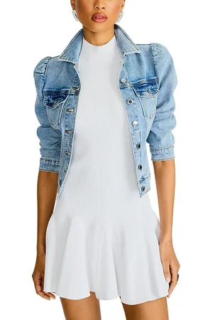 Retrofete Ada Puffed Shoulder Denim Jacket