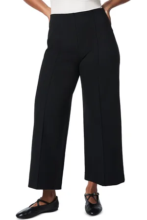 Spanx Supersmooth PerfectFit Ponte Cropped Wide Leg Pant
