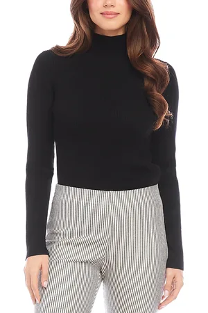 Karen Kane Ribbed Turtleneck Sweater
