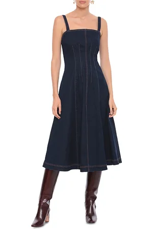 BAGATELLE Denim Midi Dress