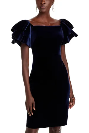 Eliza J Ruffle Sleeve Sheath Dress