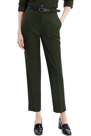 THEORY Wool High Waisted Tapered Pants
