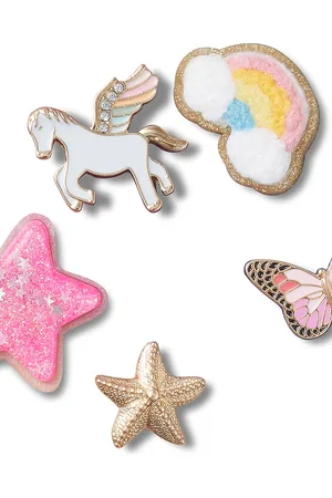 Crocs Unisex Jibbitz Charms, Pack of 5