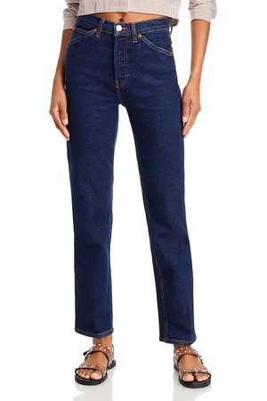 RE/DONE Painter High Rise Stove Pipe Straight Jeans in