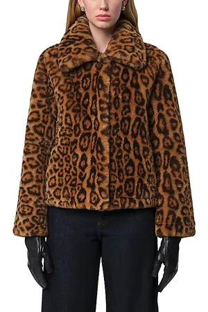 Apparis Elis Faux Fur Print Jacket
