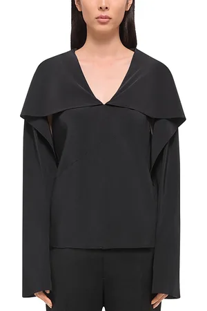 Helmut Lang Silk Scarf Blouse