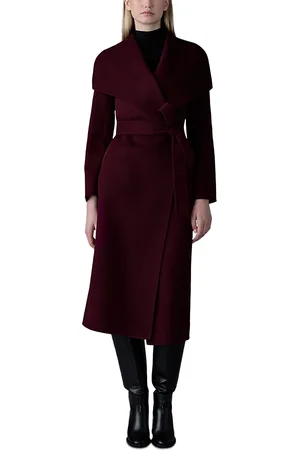 Mackage Mai Lightweight Wrap Wool Coat