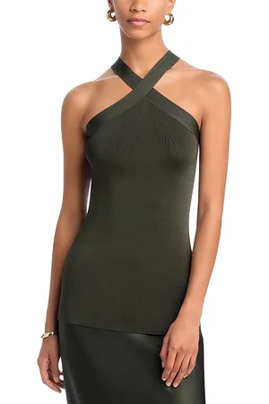ANINE BING Brea Halter Top