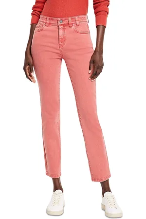 NIC+ZOE Mid Rise Straight Ankle Jeans in
