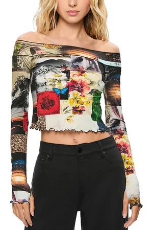 ALICE+OLIVIA Dorinda Off-the-Shoulder Top