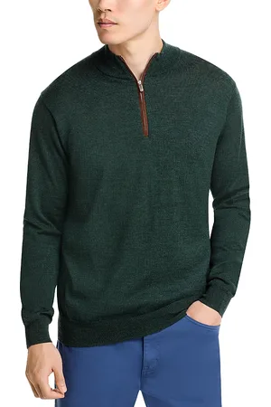 Peter Millar Crown Autumn Crest Quarter Zip Sweater