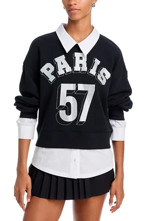 Cinq A Sept Justina Layered Look Sweatshirt