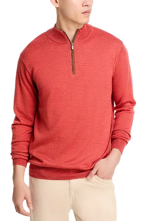 Peter Millar Crown Autumn Crest Quarter Zip Sweater