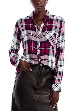 Rails Hunter Silk Plaid Shirt