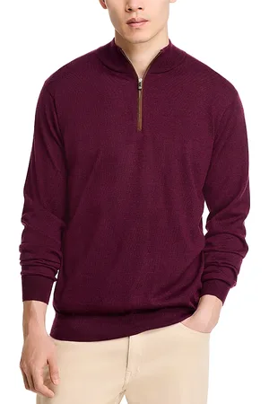 Peter Millar Crown Autumn Crest Quarter Zip Sweater