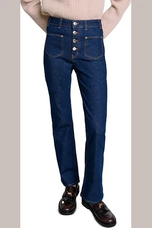 Maje Passionbrut Straight Leg Jeans in