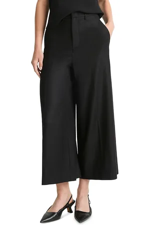 Vince Brushed Flannel Culottes