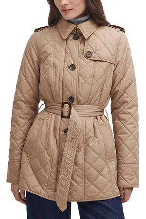 Barbour Tummel Box Quilt Trench Jacket