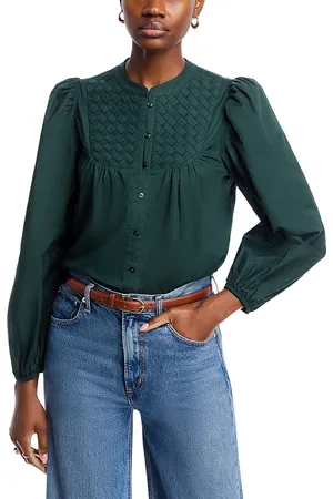 Cupio Lattice Bib Blouse