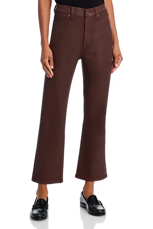 7 for all Mankind High Waisted Slim Kick Flare Jeans in & Cafe Crema