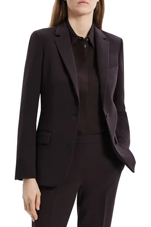THEORY Admiral Crepe Staple Blazer