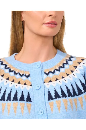 CE&CE Fair Isle Crewneck Cardigan