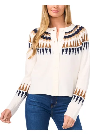 CE&CE Fair Isle Crewneck Cardigan