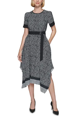 Karl Lagerfeld Handkerchief Hem Dress