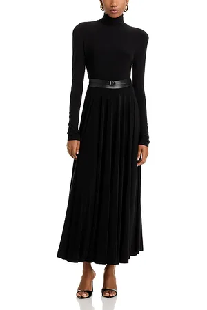 Norma Kamali Belted Maxi Dress
