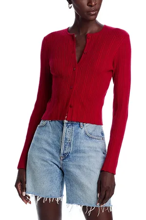 Fore Cropped Button Sweater