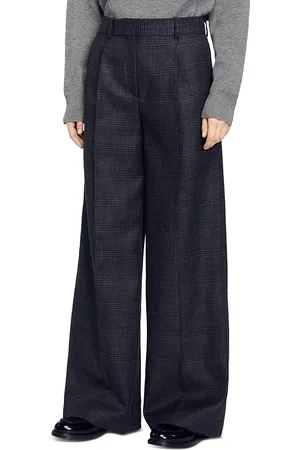Sandro Felix Plaid Pants