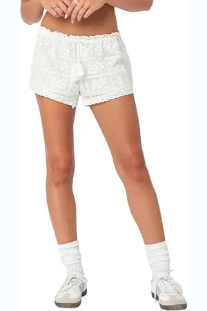 Edikted Needlepoint Lacey Shorts